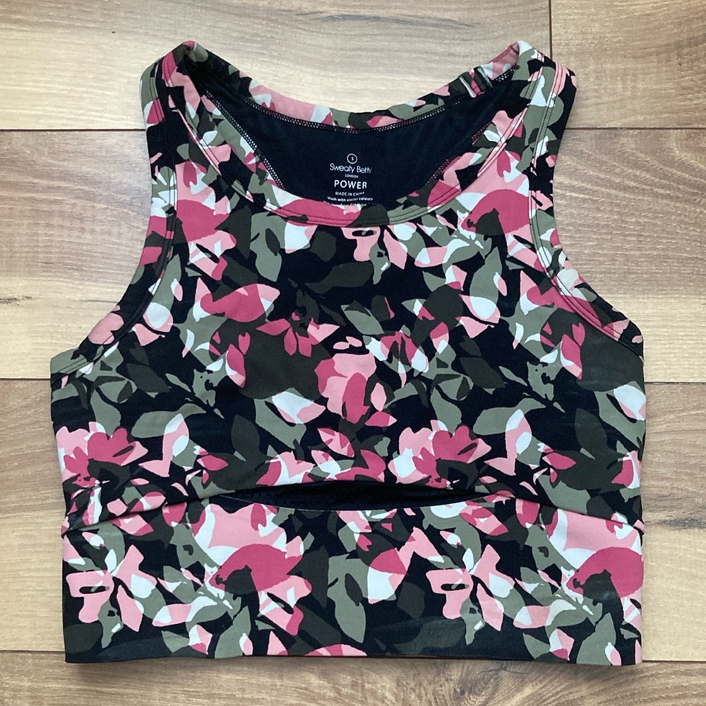 Sweaty Betty Floral Print Power Sports Bra